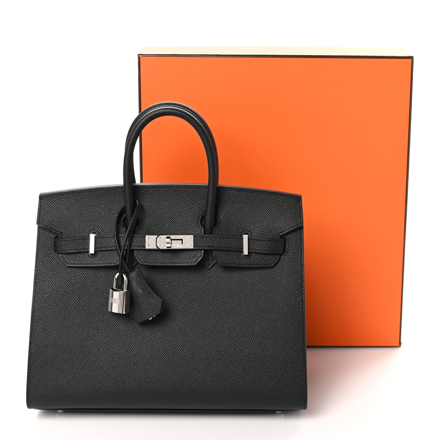 Hermes Epsom Birkin Sellier 25 Black 11 of 11