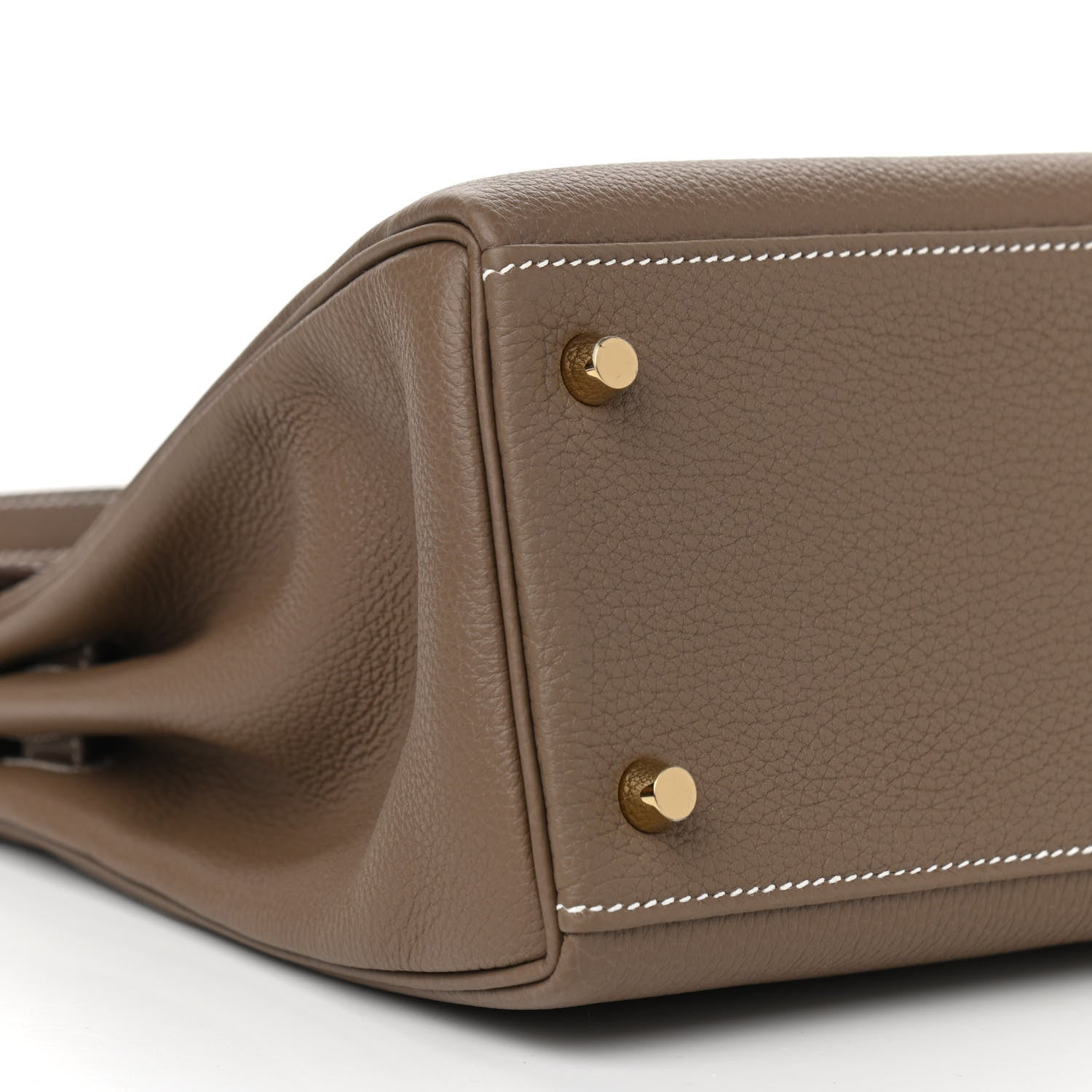 Hermes Togo Kelly Retourne 28 Etoupe 9 of 11