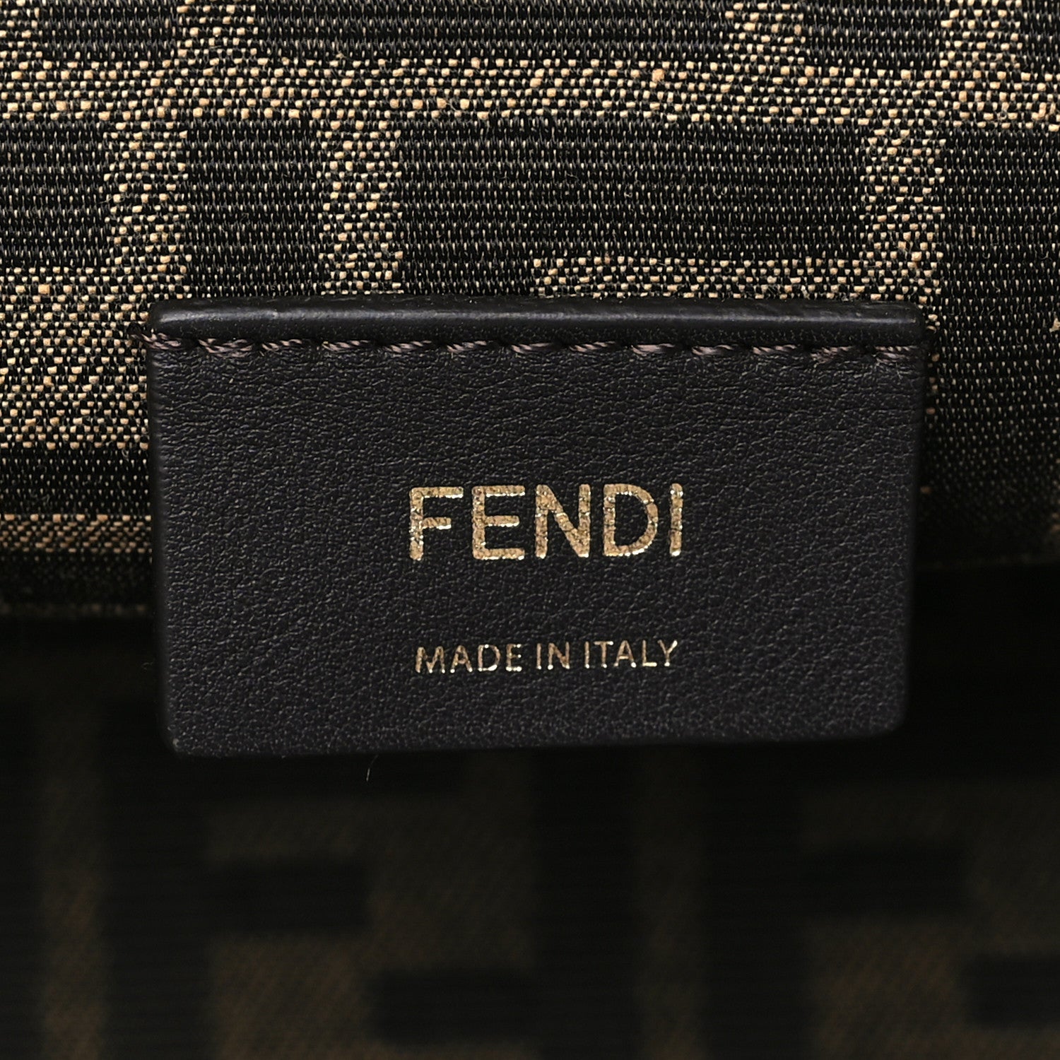 Fendi Shiny Nappa Small Fendi First Black 6 of 9