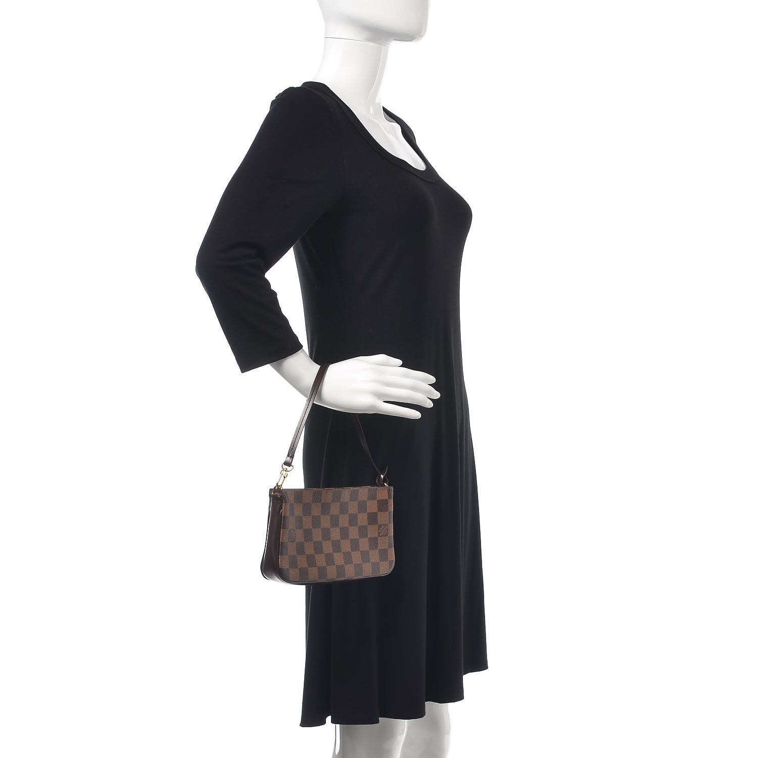 Louis Vuitton Damier Ebene Navona Pochette Accessories 2 of 7