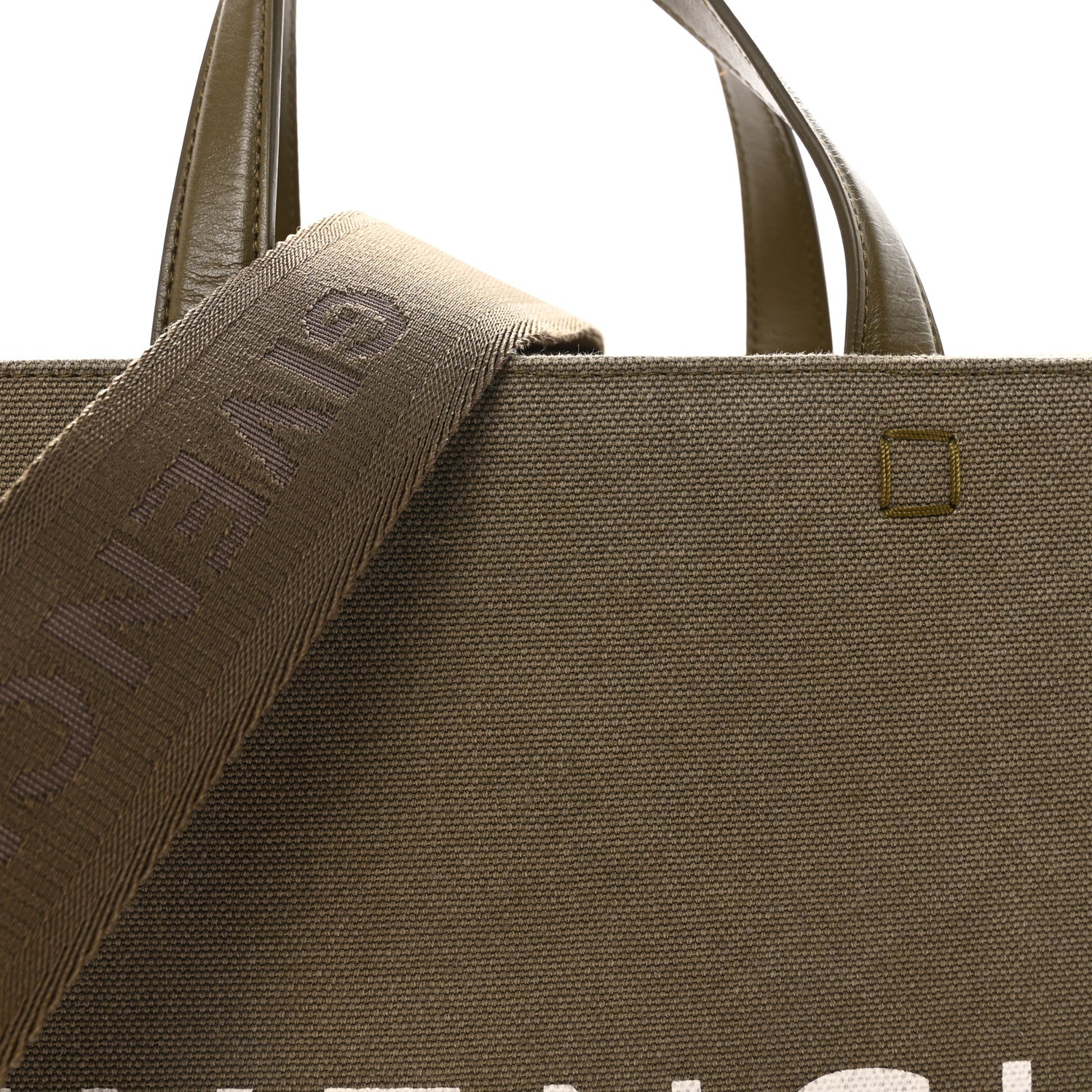 Givenchy Canvas Medium G-Tote Dark Khaki 7 of 9