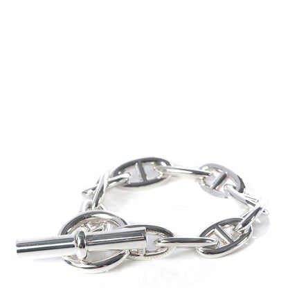 Hermes Sterling Silver GM Chaine D'Ancre Bracelet 3 of 5