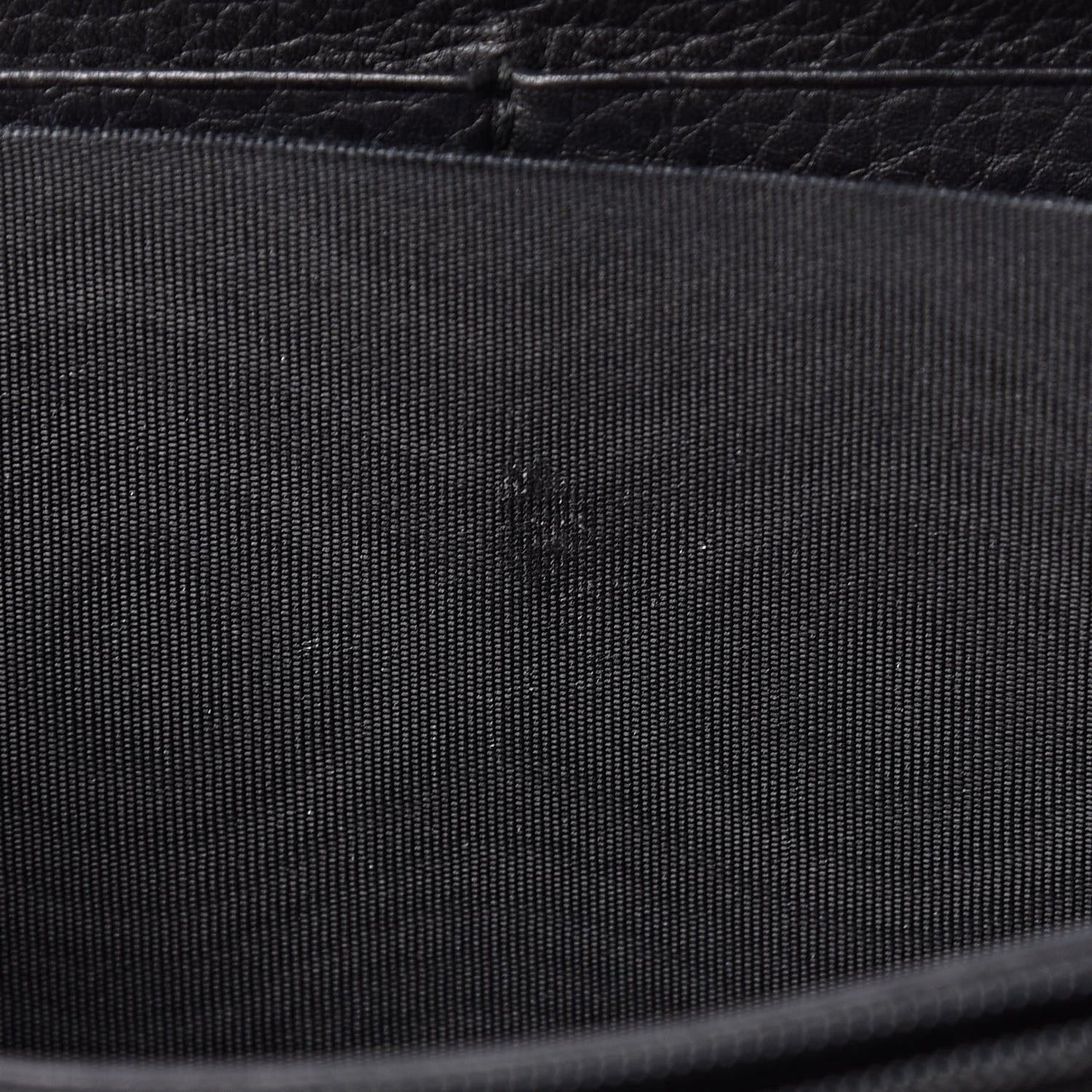 Calfskin Soho Zip Around Wallet Black