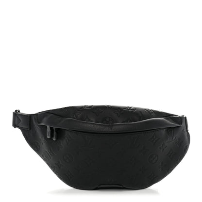 Louis Vuitton Calfskin Monogram Shadow Discovery Bumbag Black 1 of 8