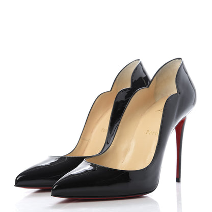 Christian Louboutin Patent Hot Chick 100 Pumps 38.5 Black 3 of 9