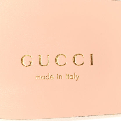 Gucci Cosmos Softy Calfskin Interlocking G Cut Out 55mm Slide Sandals 41 Mystic White 7 of 9