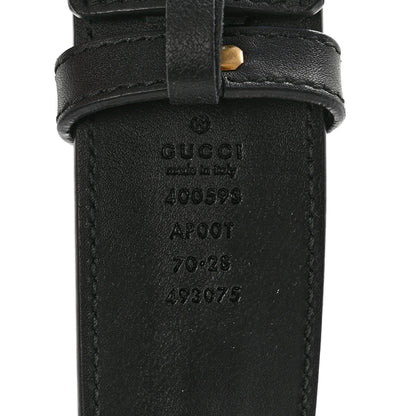 Gucci Calfskin Double G 40mm Belt 70 28 Black 3 of 5