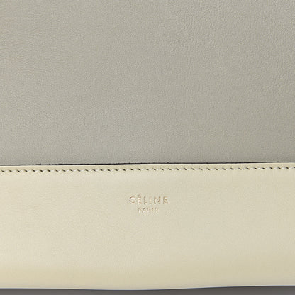 Celine Shiny Smooth Calfskin Medium Frame Shoulder Bag Chalk Mastic 6 of 10