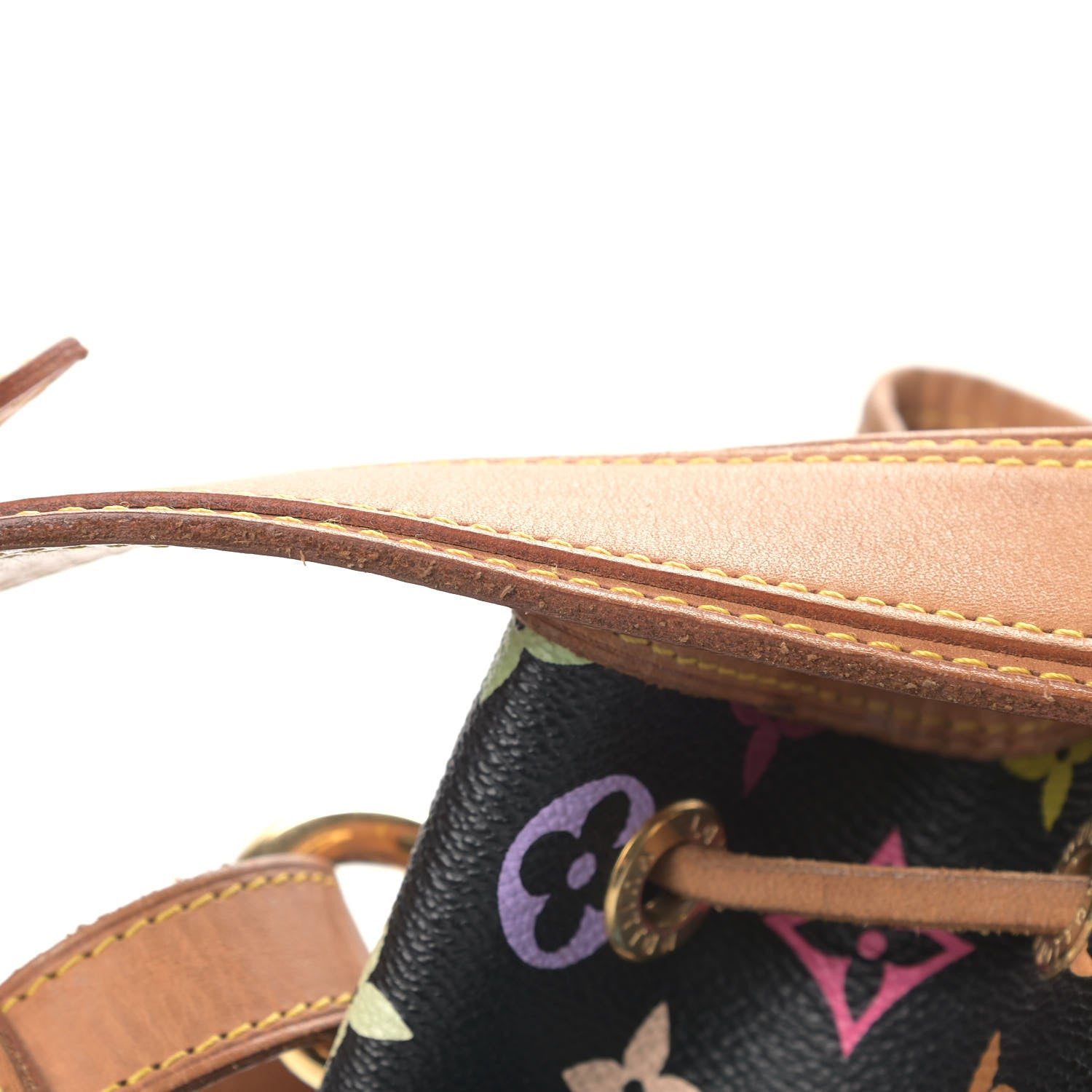 Louis Vuitton Monogram Multicolor Petit Noe Black 10 of 10