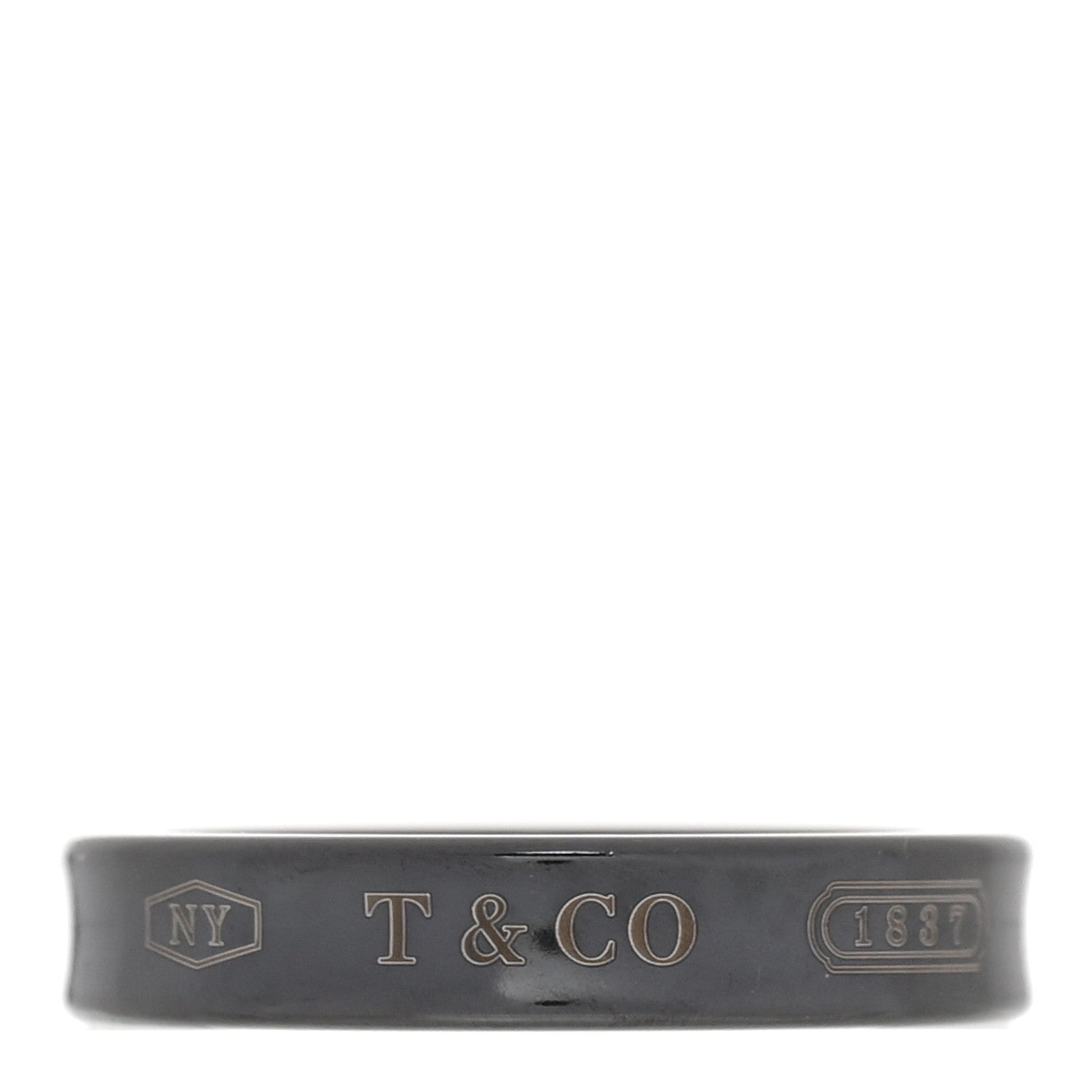 Tiffany Titanium 4mm Narrow 1837 Ring 52 6 1 of 4