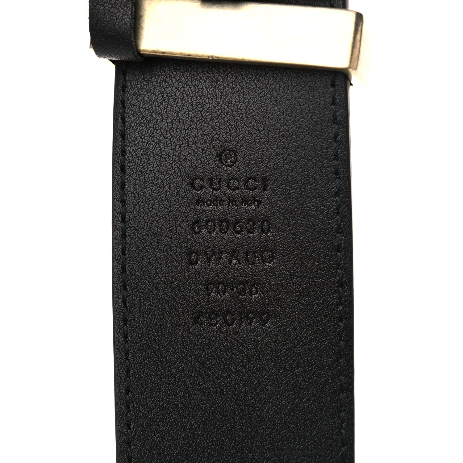 Gucci Calfskin Ceramic Glass Double G 40mm Belt 90 36 Black Multicolor 3 of 6