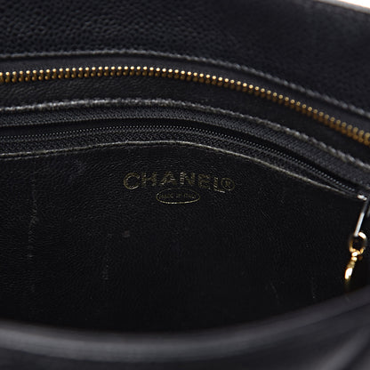 Chanel Caviar Quilted Medallion Tote Black 6 of 14