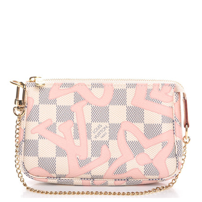 Louis Vuitton Damier Azur Tahitienne Mini Pochette Accessories 1 of 8