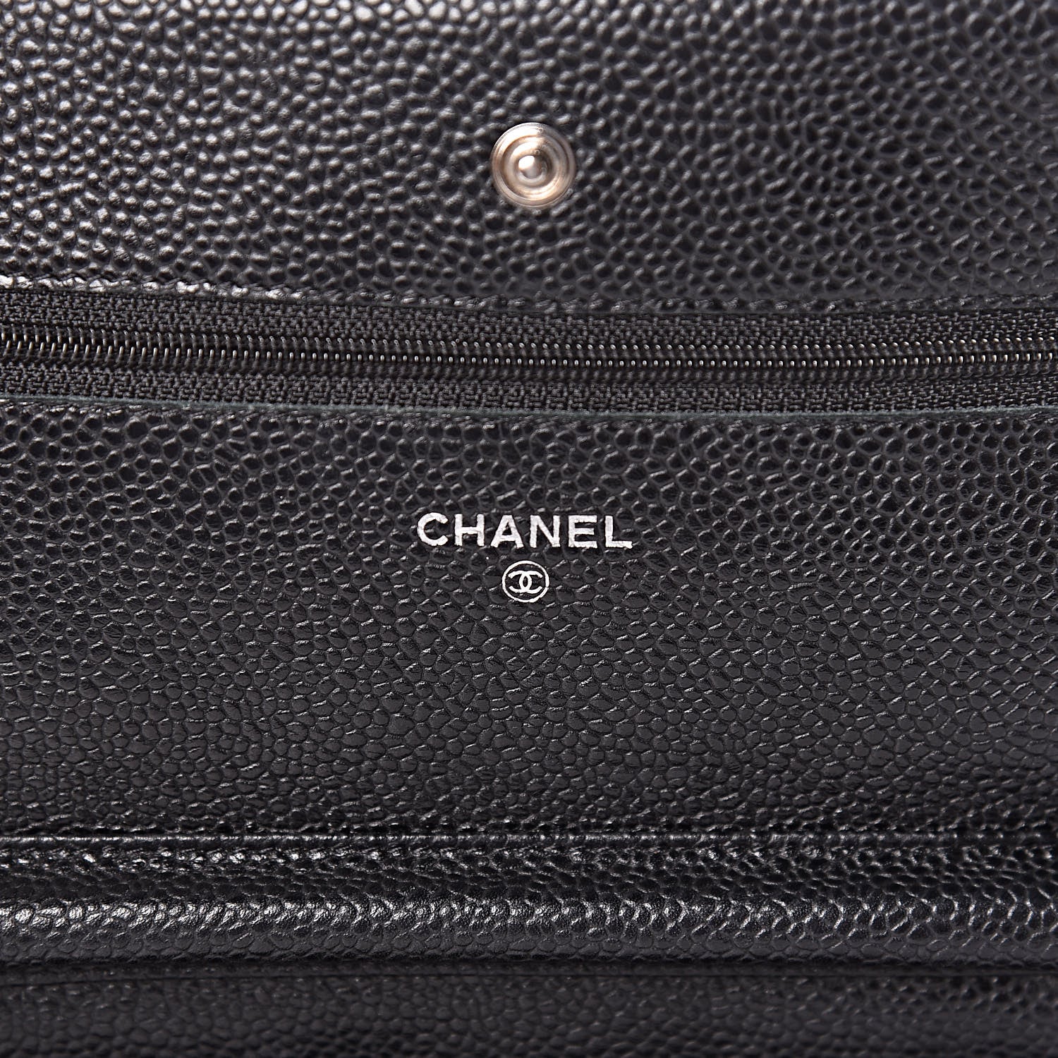 Chanel Caviar Quilted Wallet On Chain WOC Black 6 of 14