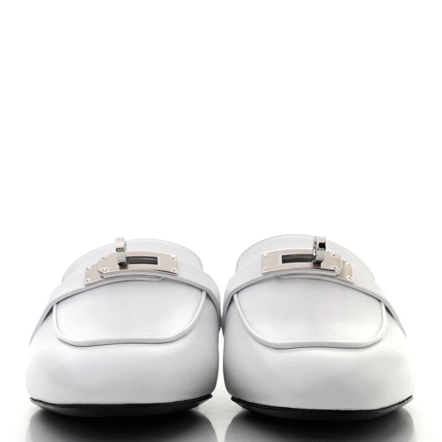 Calfskin Oz Mules 35.5 White