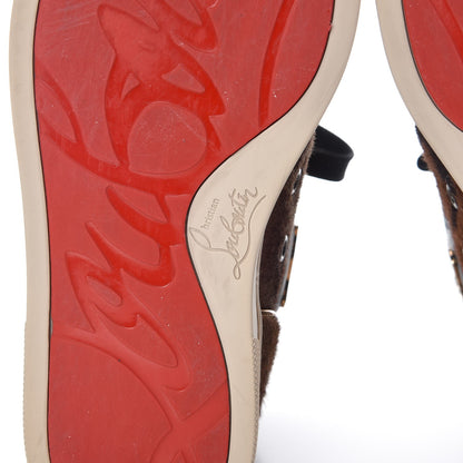 Christian Louboutin Pony Hair Camo Rantus Orlato Flat Sneakers 37.5 9 of 13