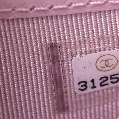Chanel Caviar Quilted Compact Flap Wallet Light Pink 7 of 11