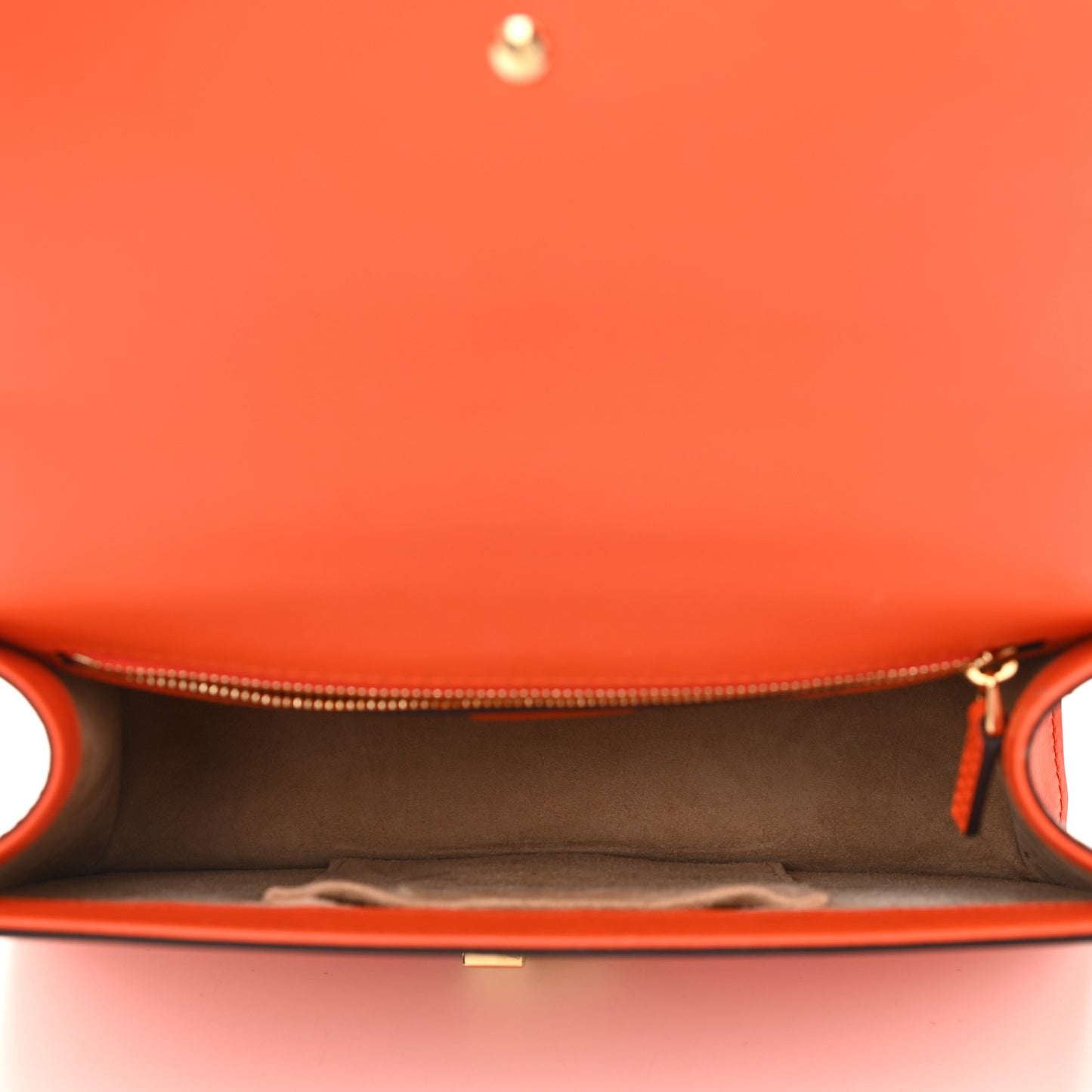 Calfskin Small Sylvie Shoulder Bag Orange