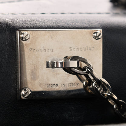 Proenza Schouler Calfskin Small Hava Top Handle Bag Black 6 of 8