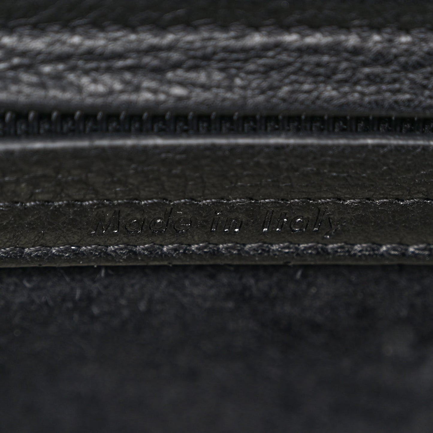Supple Calfskin Medium Phantom Luggage Black