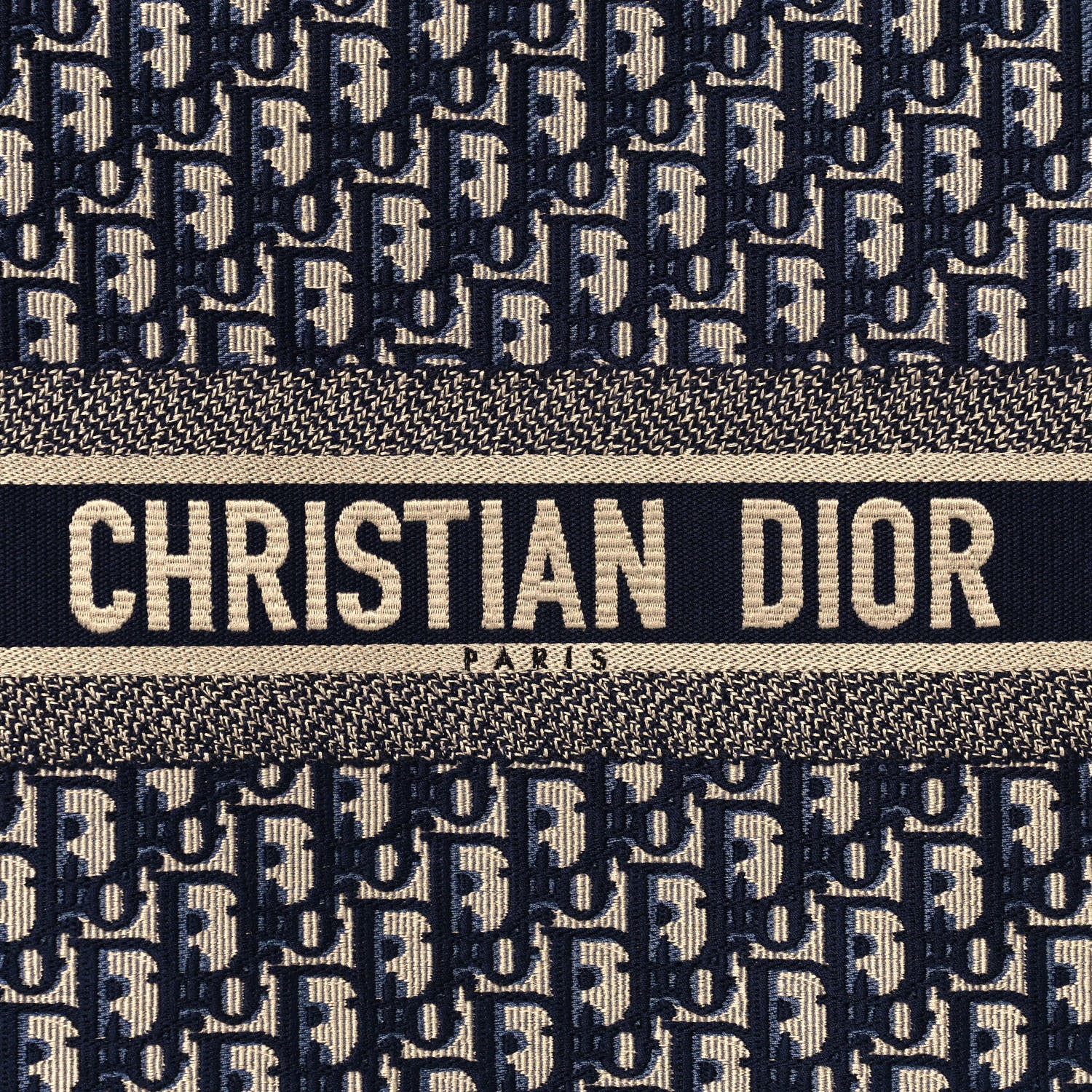 Christian Dior Oblique Book Tote Blue Multicolor 8 of 16