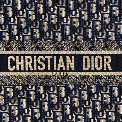 Christian Dior Oblique Book Tote Blue Multicolor 8 of 16