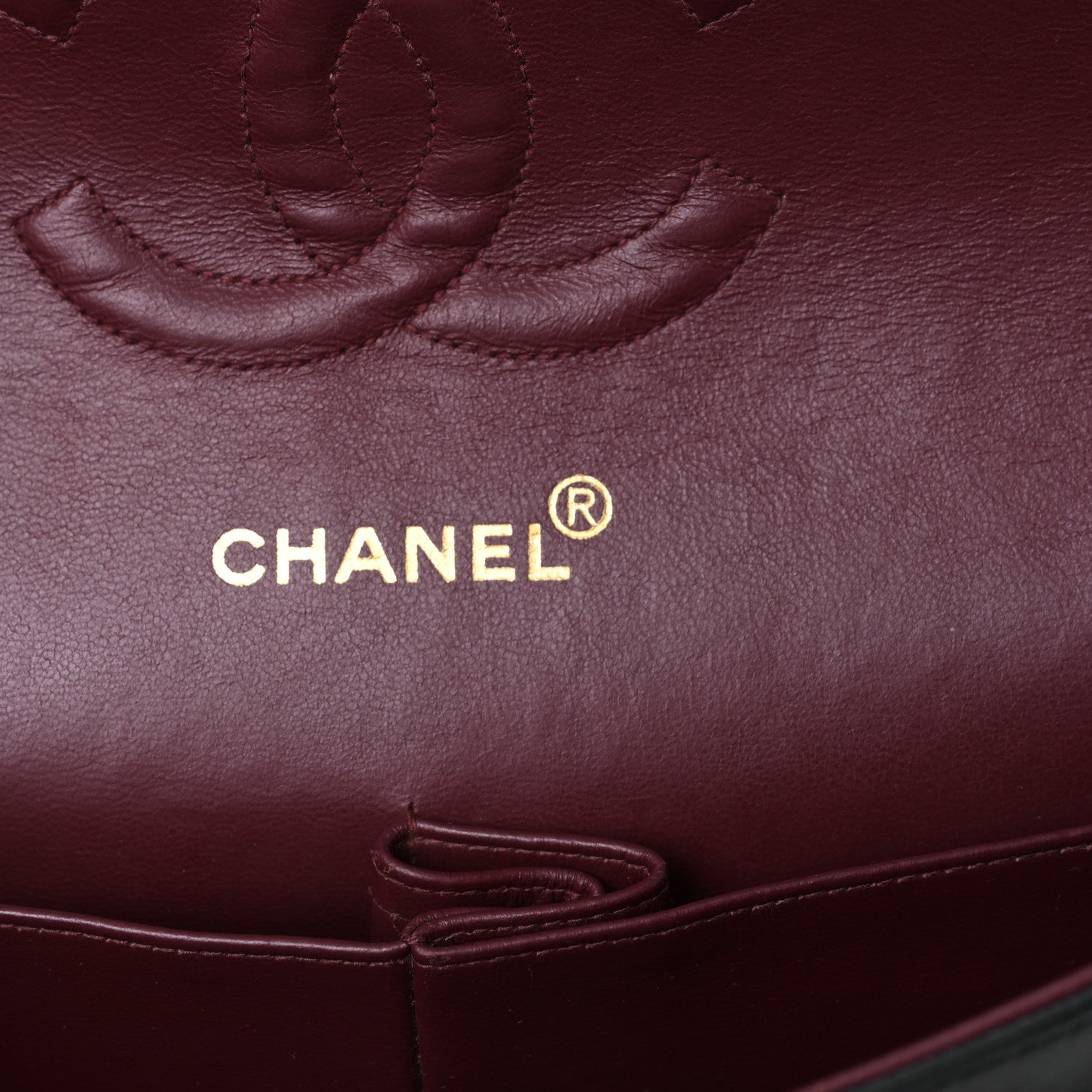 Chanel Lambskin Quilted Medium Double Flap Black 6 of 10