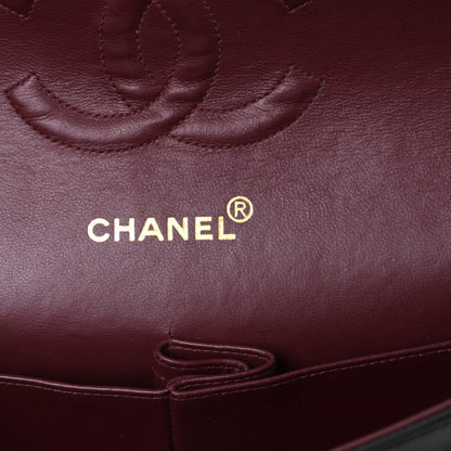 Chanel Lambskin Quilted Medium Double Flap Black 6 of 10