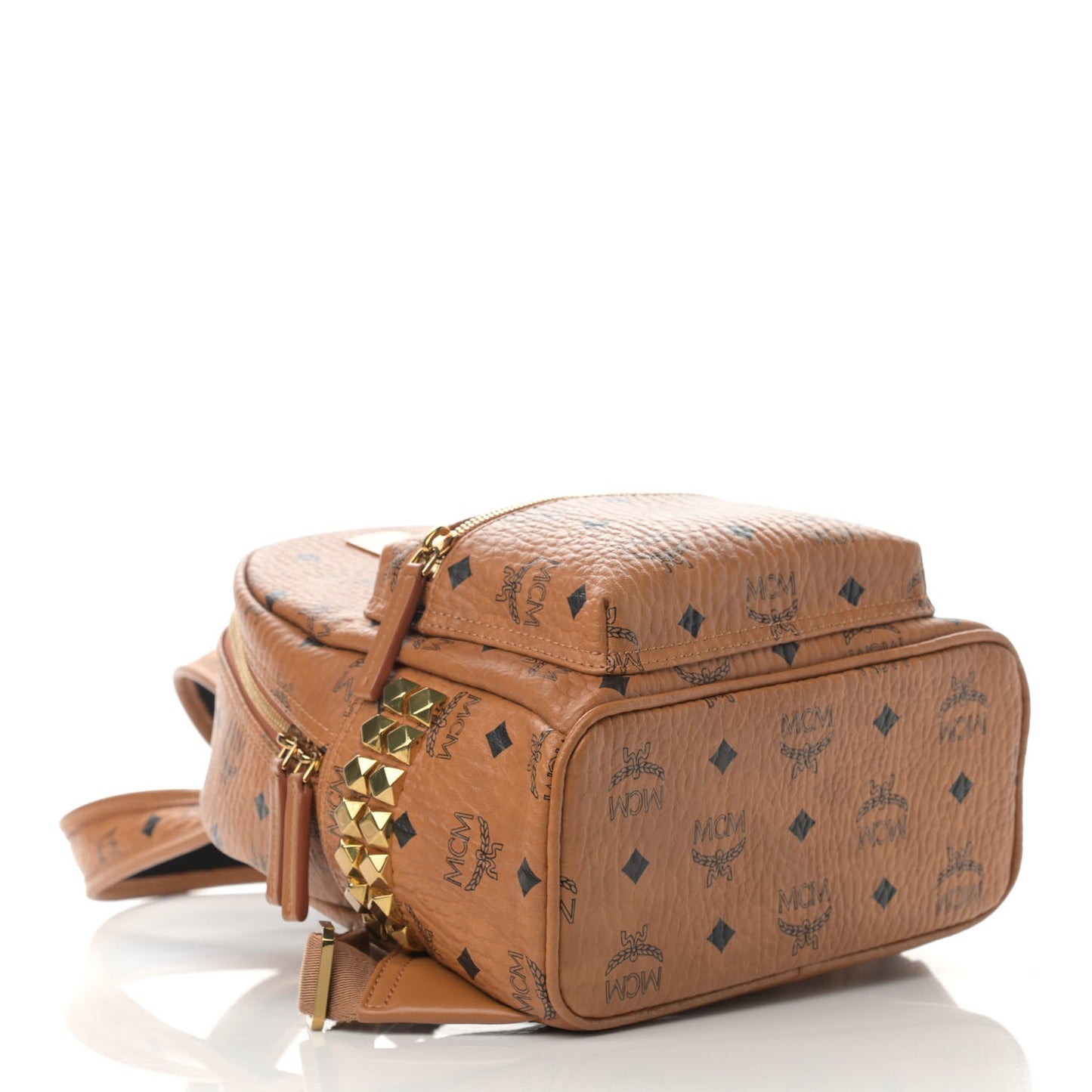 Visetos Side Stud Mini Stark Backpack Cognac