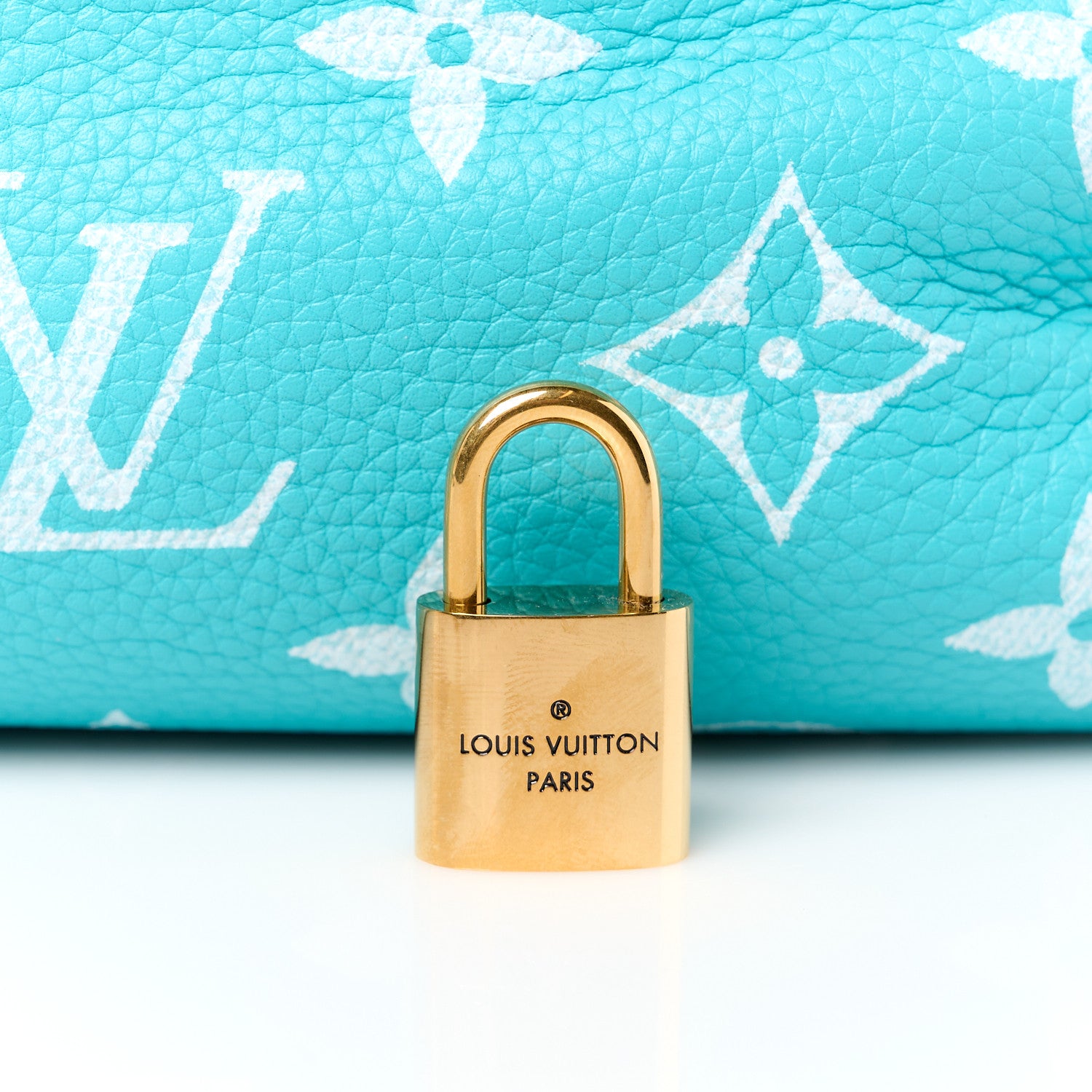 Louis Vuitton Calfskin Monogram Speedy P9 Bandouliere 40 Turquoise 9 of 19
