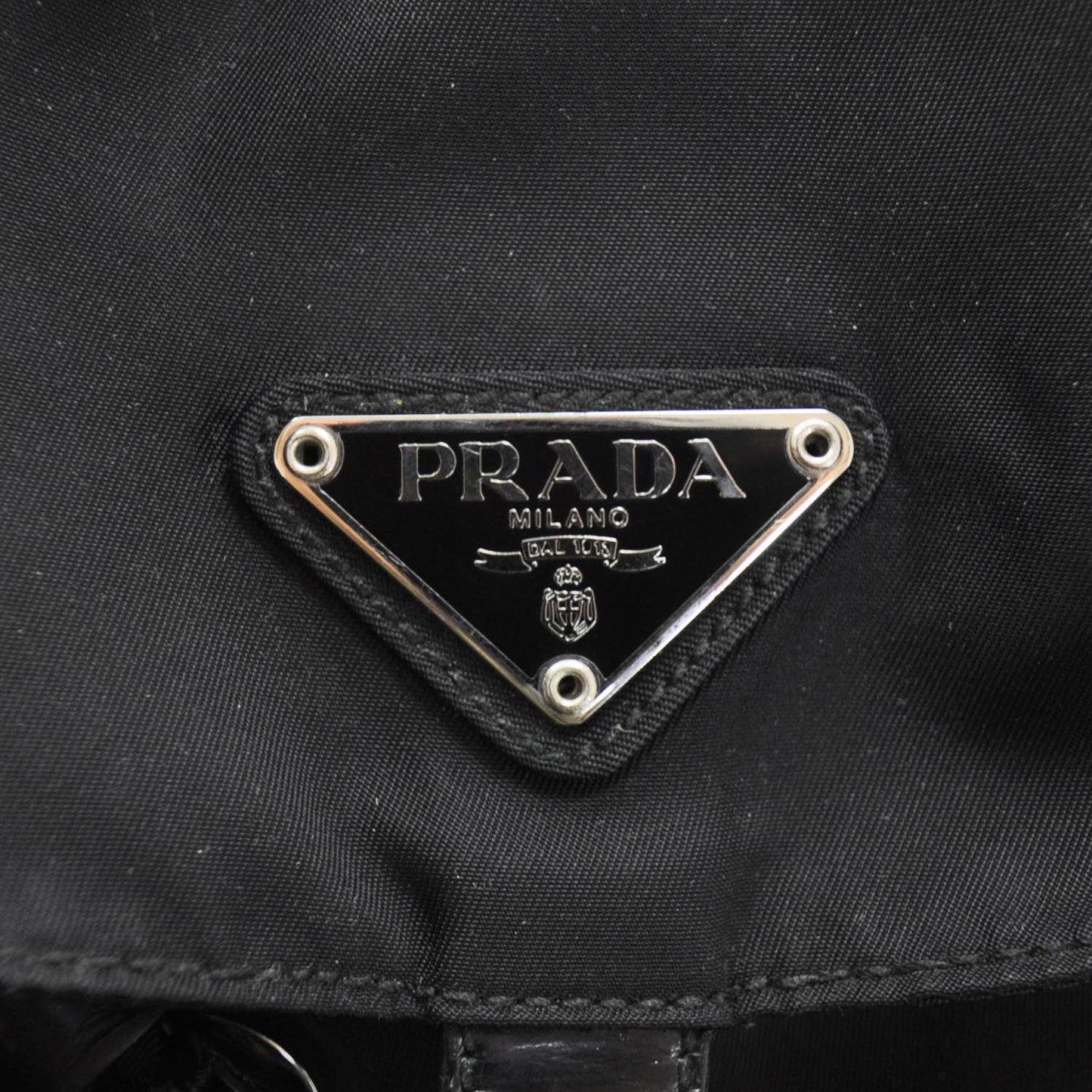 Tessuto Nylon Small Backpack Black