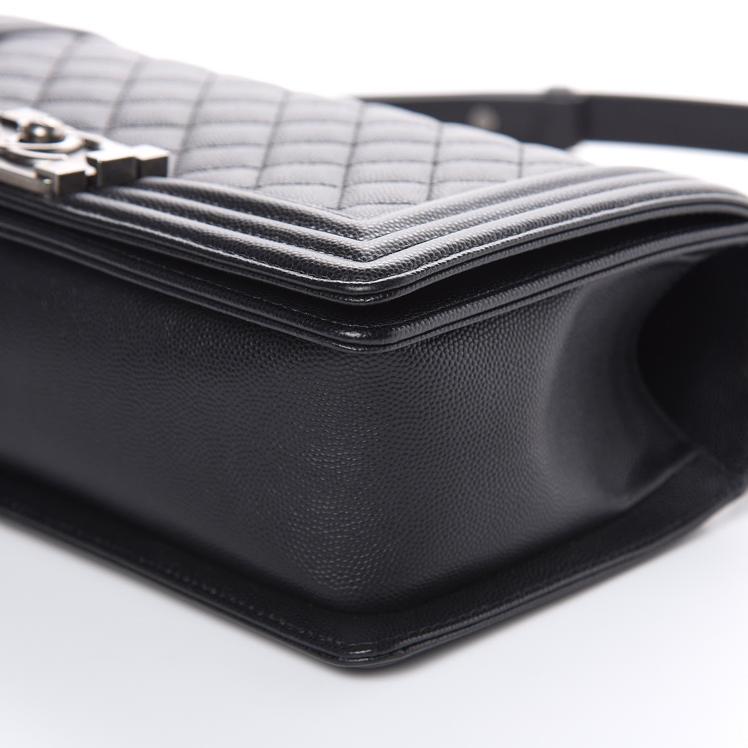 Chanel Caviar Quilted Medium Boy Flap Black 9 of 11