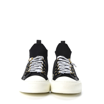 Christian Dior Technical Knit Calfskin Womens Walk'N'Dior High Top Sneakers 38.5 Black 3 of 11