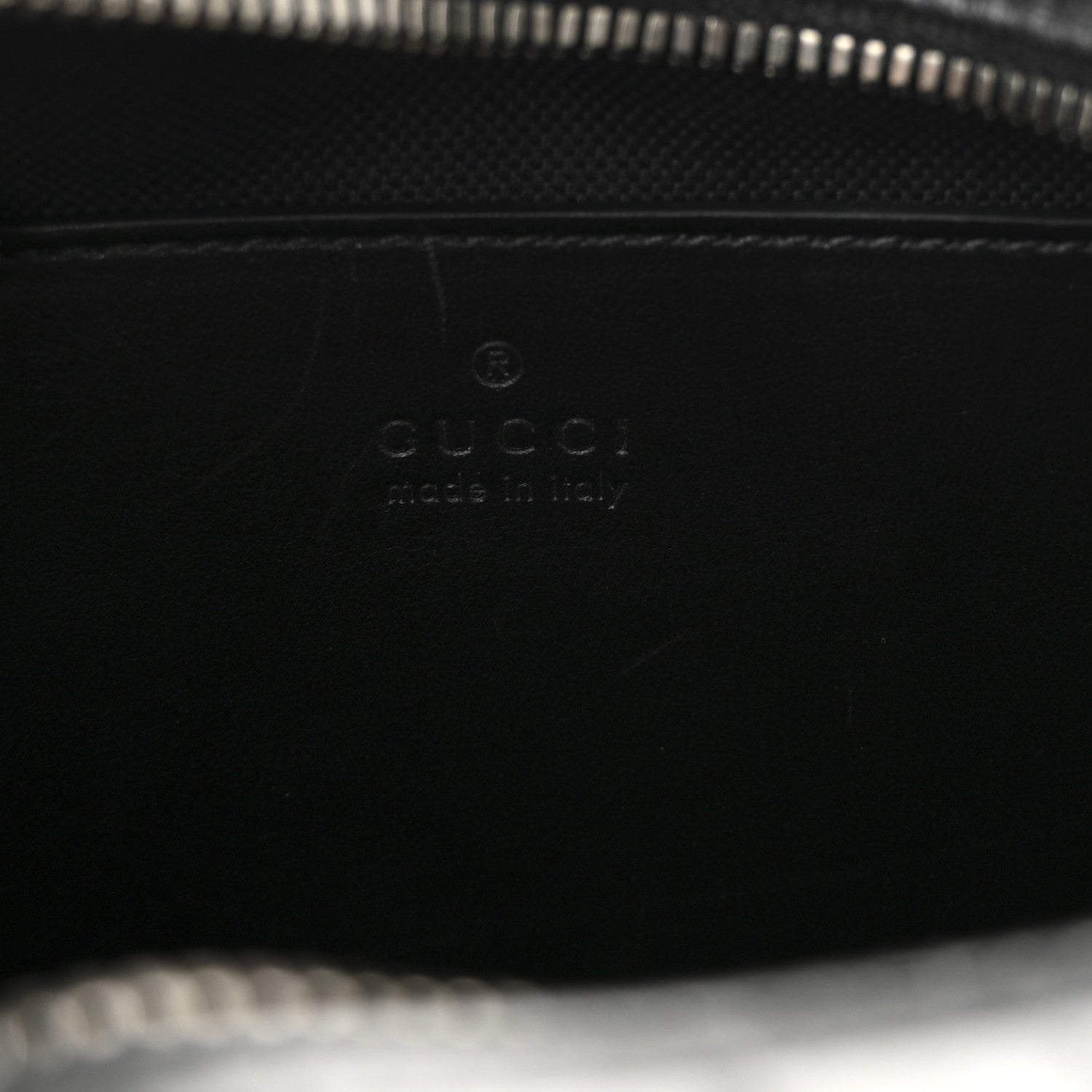 Gucci Calfskin Matelasse Monochrome Small GG Marmont Chain Shoulder Bag Black 6 of 10