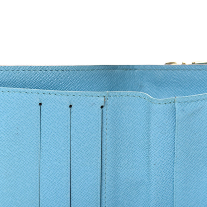 Louis Vuitton Monogram Groom Compact Zip Wallet Blue 11 of 19