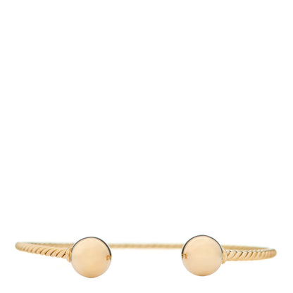 David Yurman 18K Yellow Gold 10mm Solari Bracelet 1 of 6