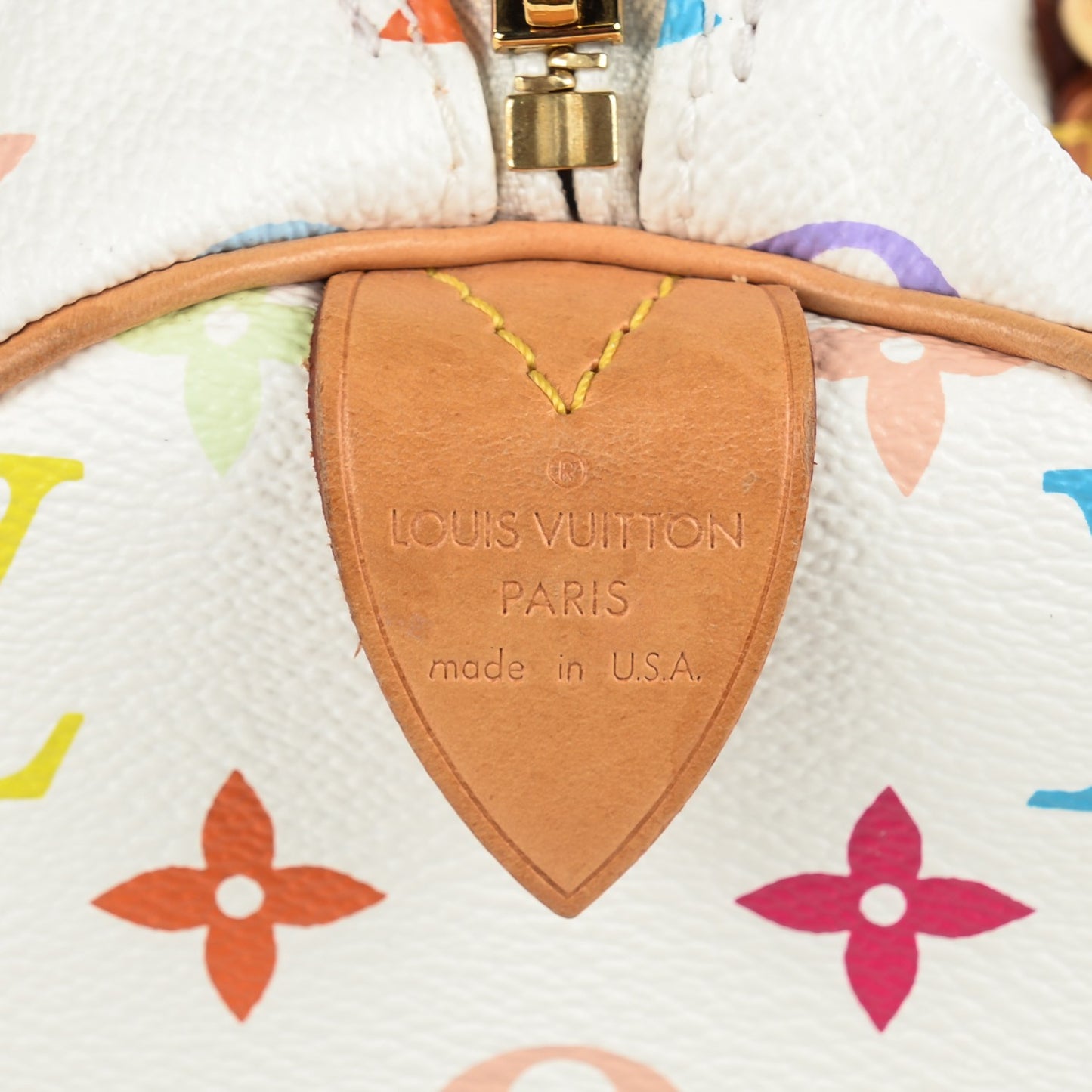 Monogram Multicolor Speedy 30 White