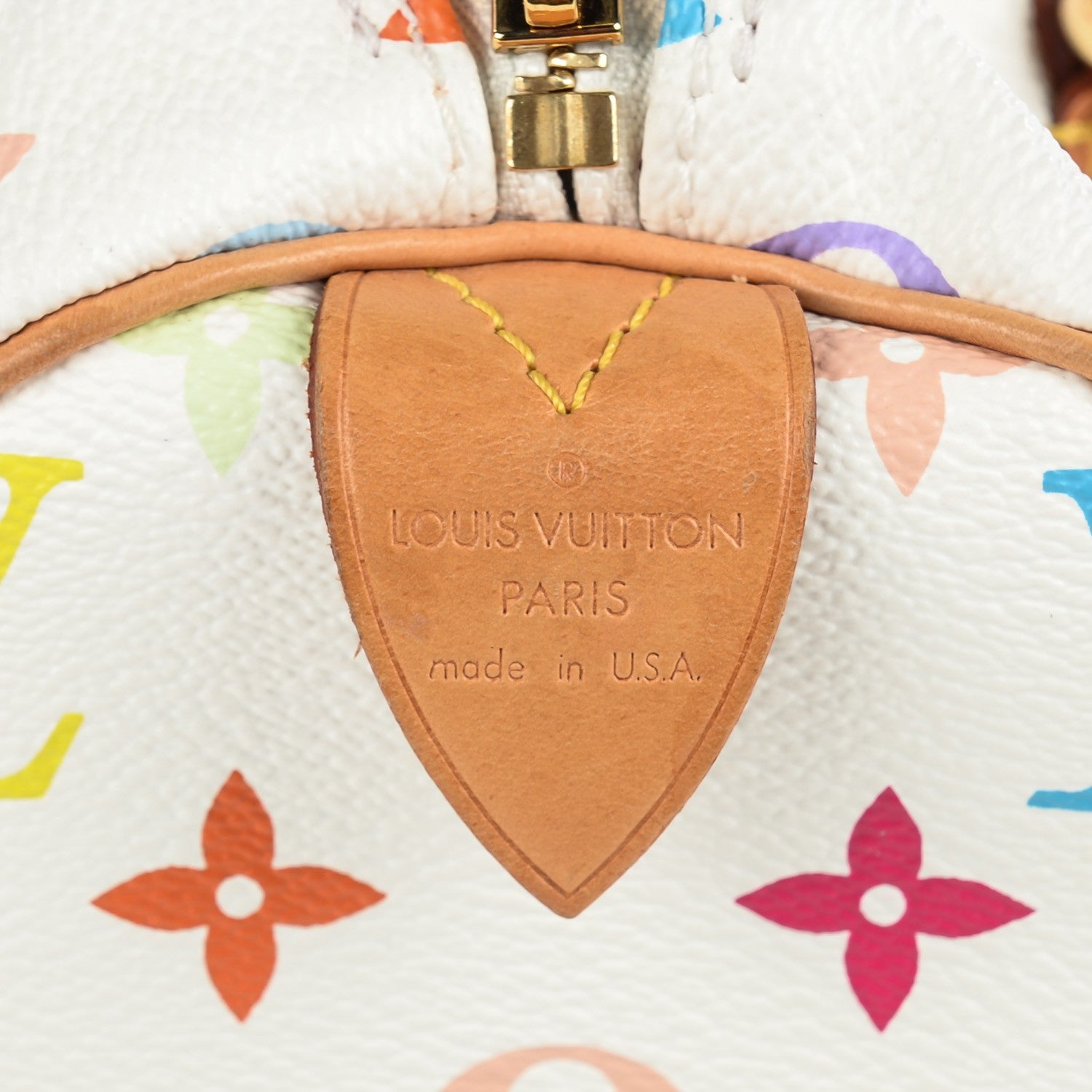 Louis Vuitton Monogram Multicolor Speedy 30 White 6 of 7