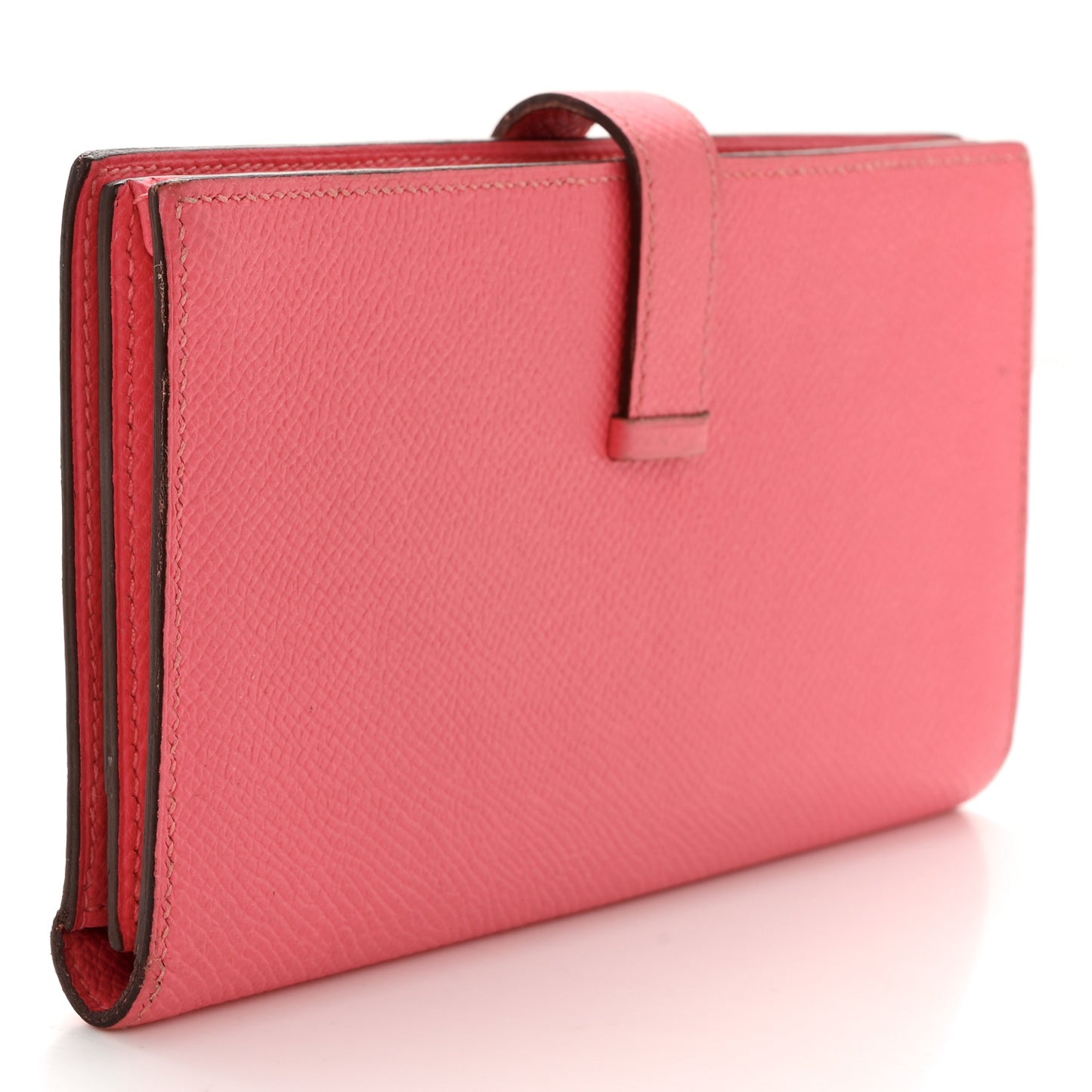 Epsom Bearn Gusset Wallet Rose Lipstick