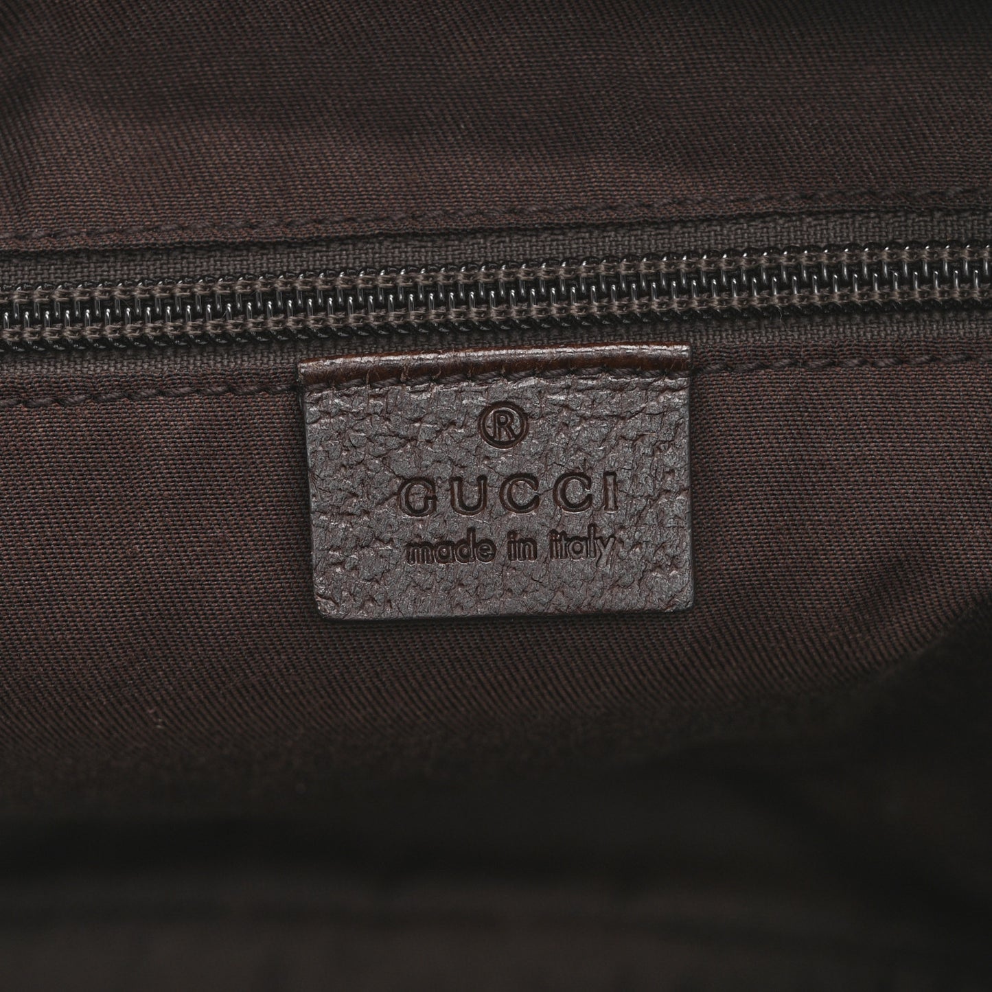 Monogram Medium Half Moon Hobo Dark Brown