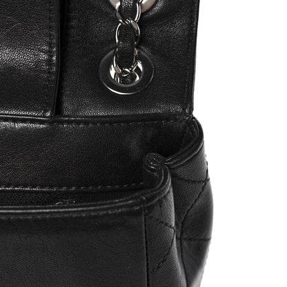 Chanel Sheepskin Quilted Vintage Mademoiselle Flap Black 11 of 12