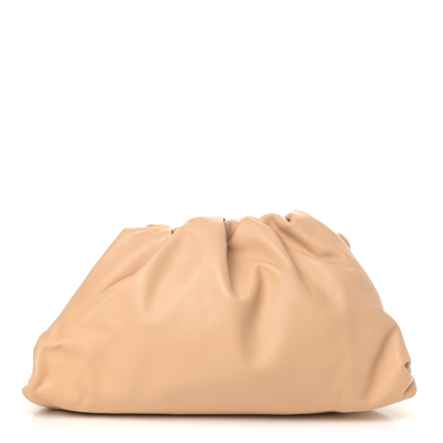 Bottega Veneta Smooth Butter Calf The Pouch Oversized Clutch Nude 2 of 8