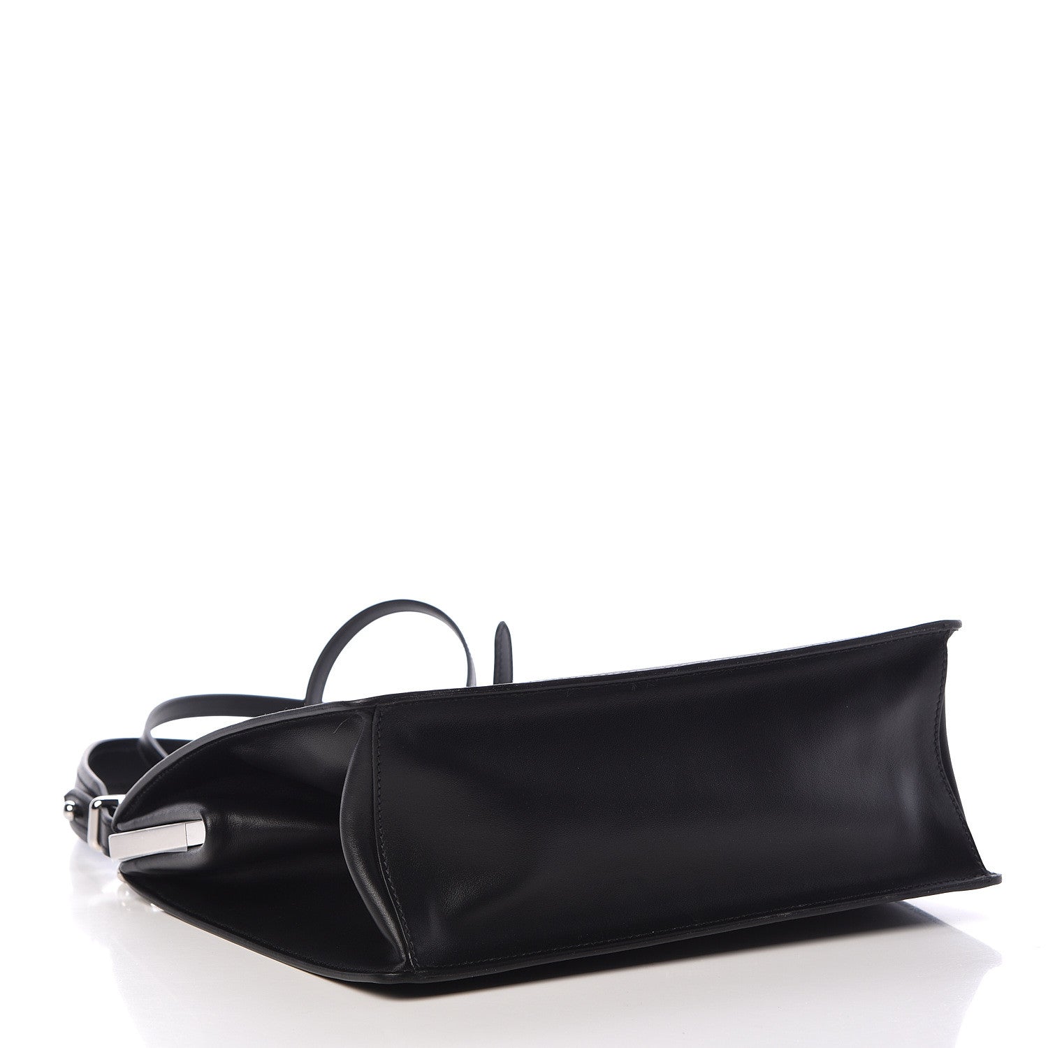Prada City Calfskin Palm Tree Print Light Frame Bag Black Mare 5 of 11