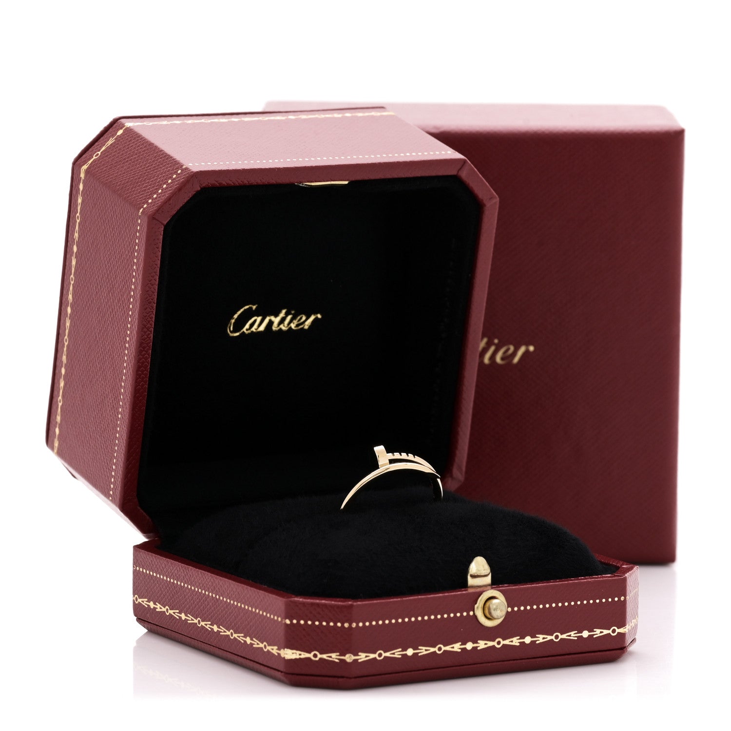 Cartier 18K Yellow Gold Small Juste Un Clou Ring 57 8 6 of 6