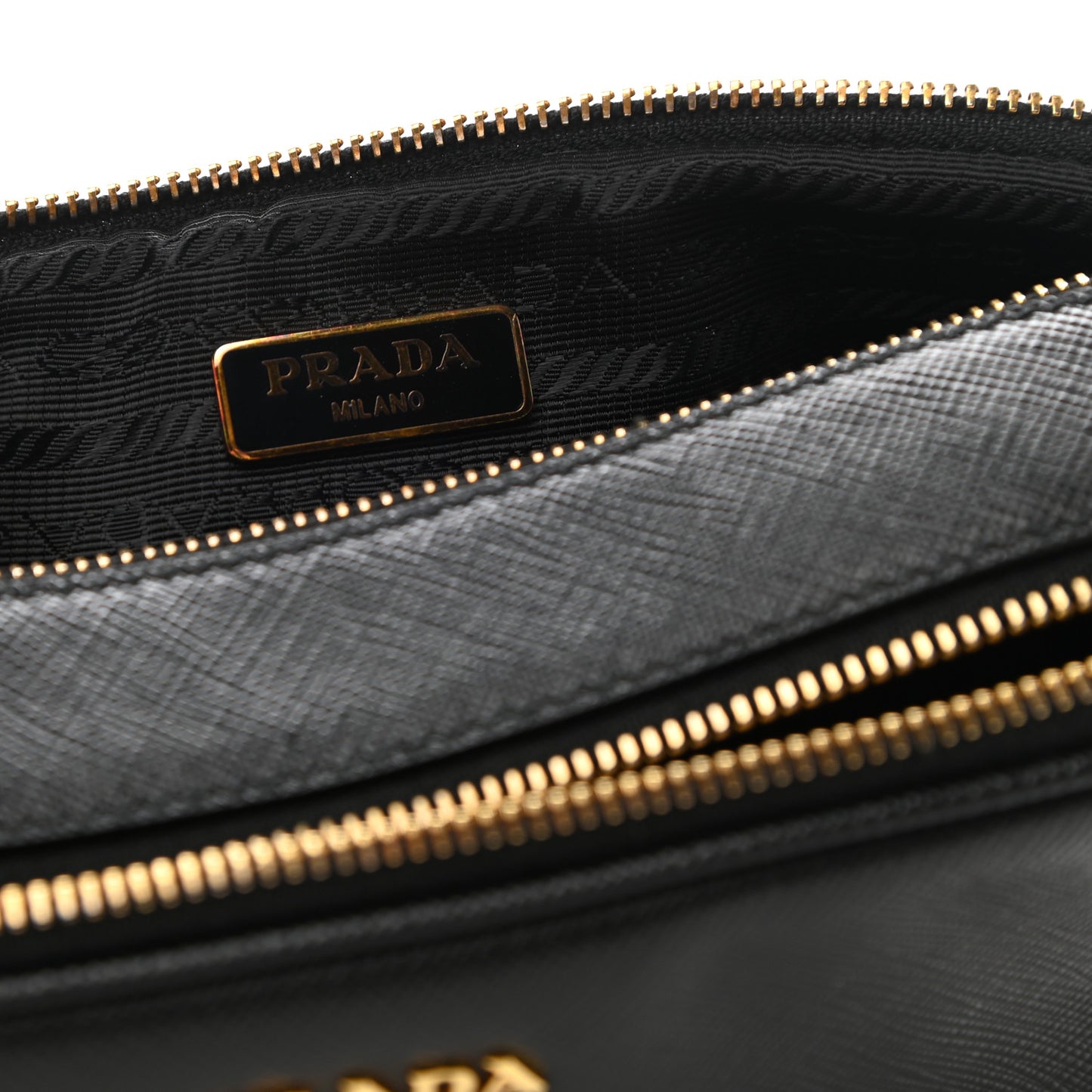 Saffiano Mini Camera Crossbody Bag Black