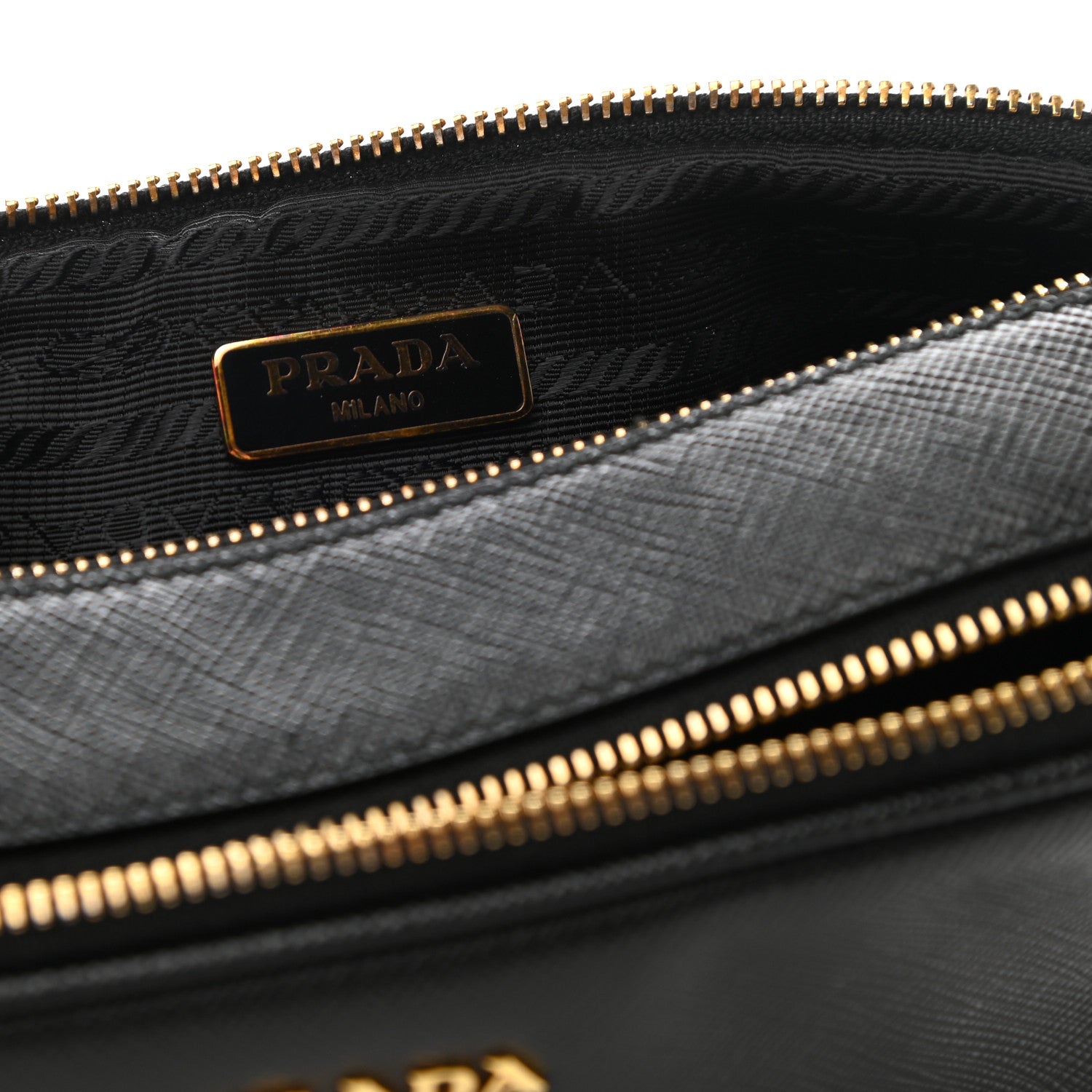 Prada Saffiano Mini Camera Crossbody Bag Black 6 of 10