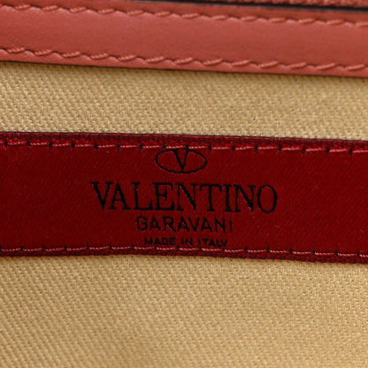 Valentino Garavani Vitello Small Glam Lock Rockstud Flap Antique Rose 6 of 12
