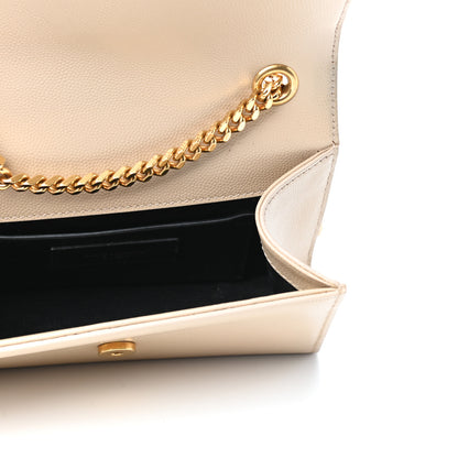 Saint Laurent Grain De Poudre Small Monogram Kate Satchel Nude Powder 7 of 9