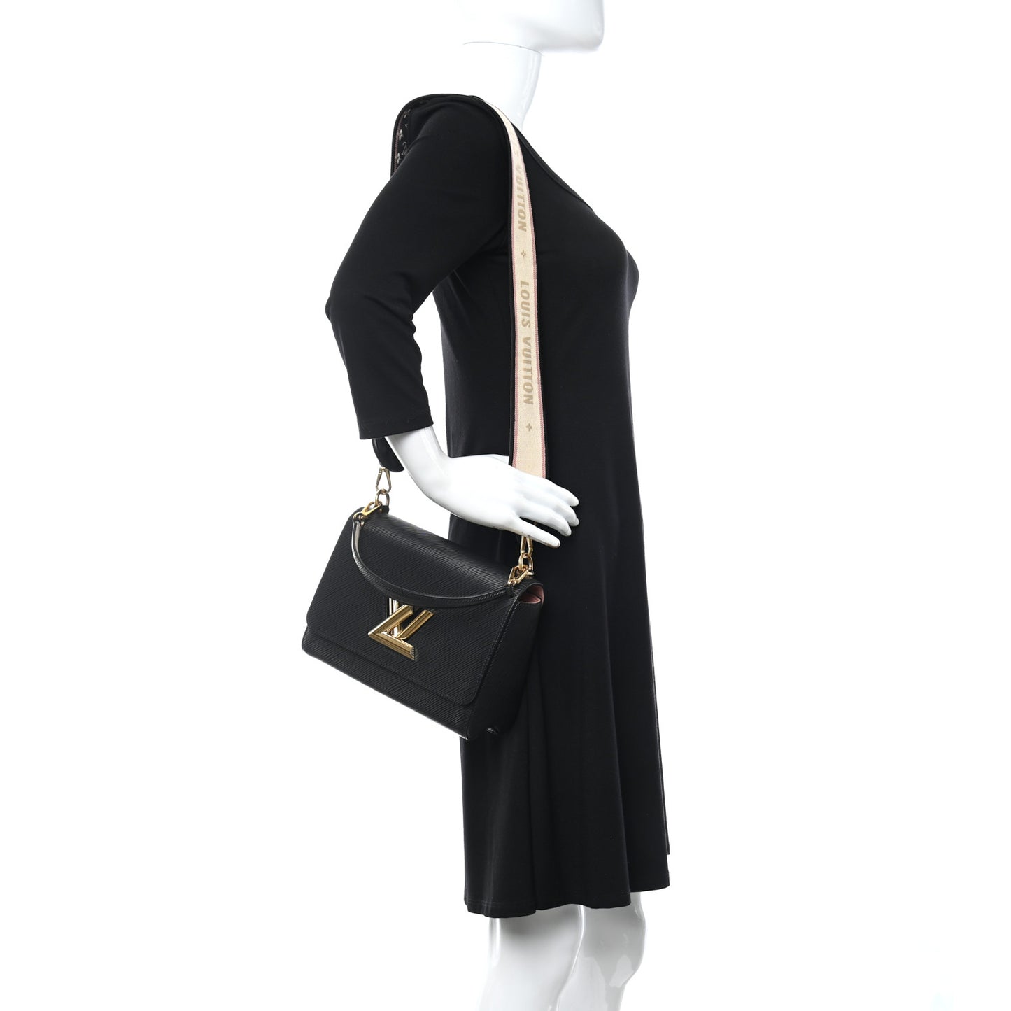 Epi Monogram Flower Twist MM Black