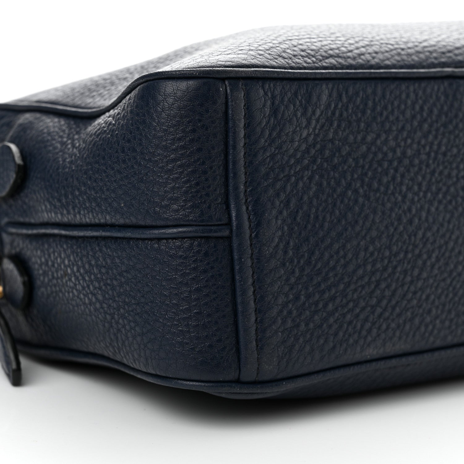 Prada Vitello Phenix Double Zip Crossbody Bag Baltico 10 of 13